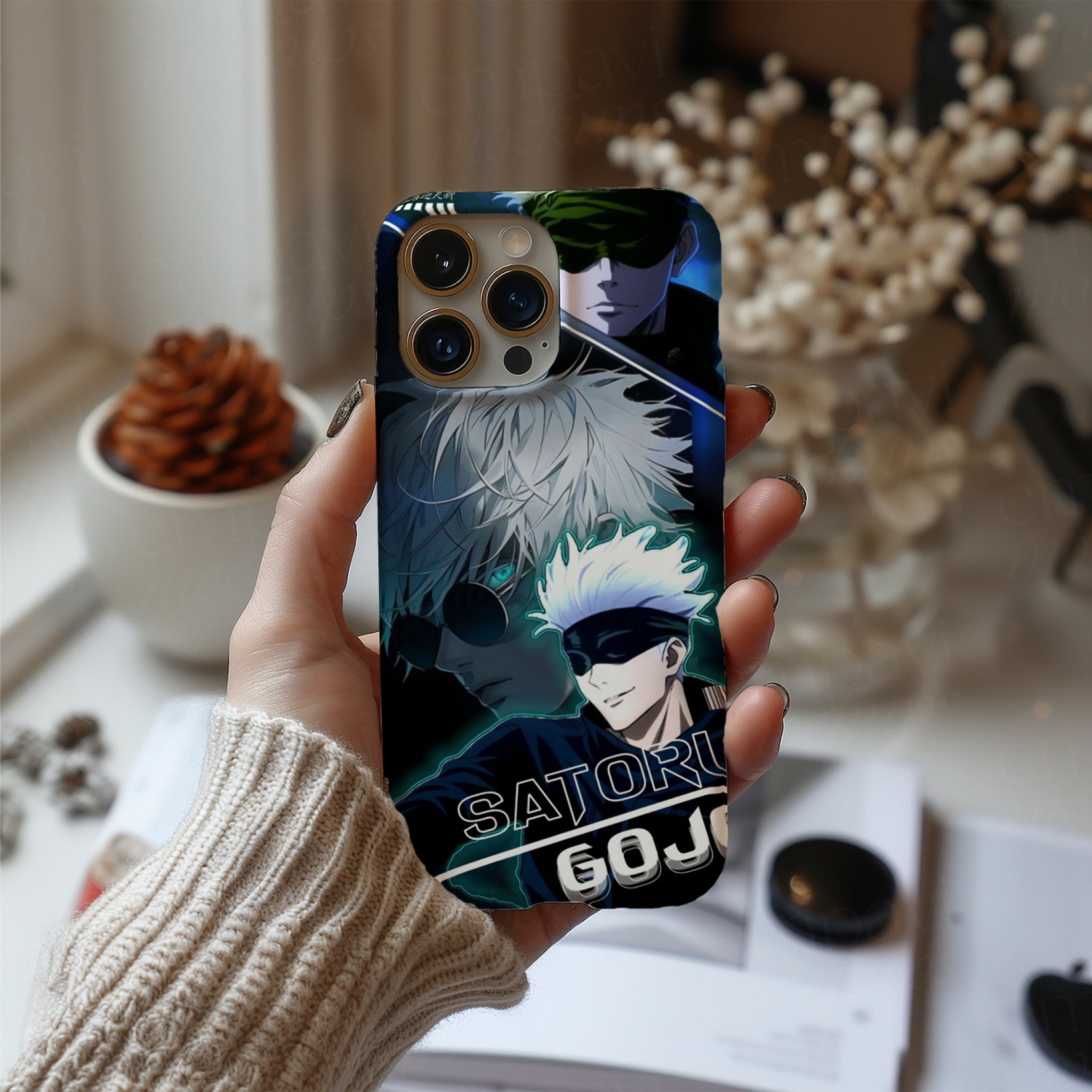 Satoru Gojo Collage Jujutsu Kaisen Anime HD Phone Case