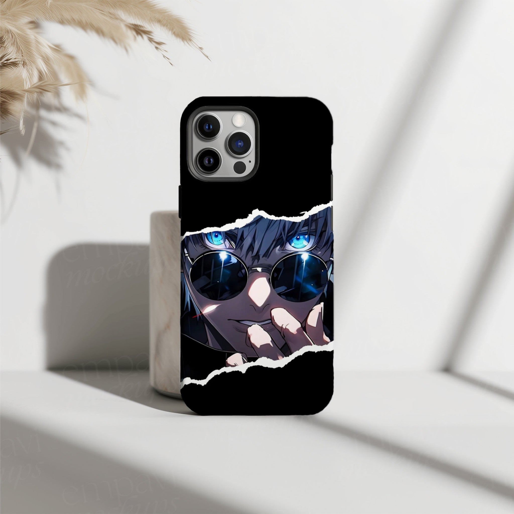 Satoru Gojo Blue Eyes Anime HD Phone Case