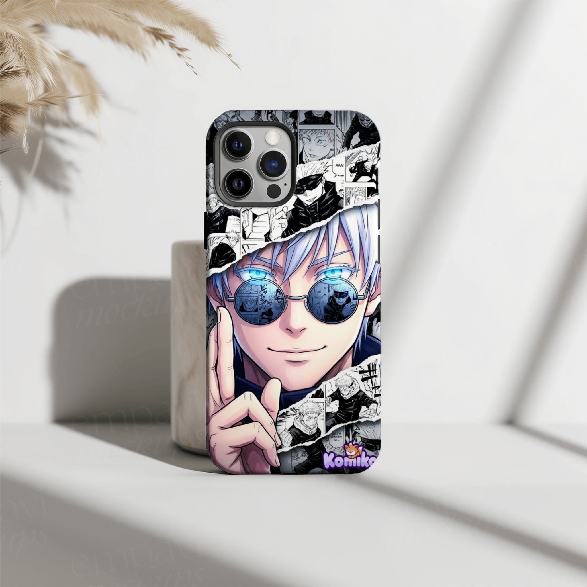 Satoru Gojo Blue Eyes Anime HD Phone Case