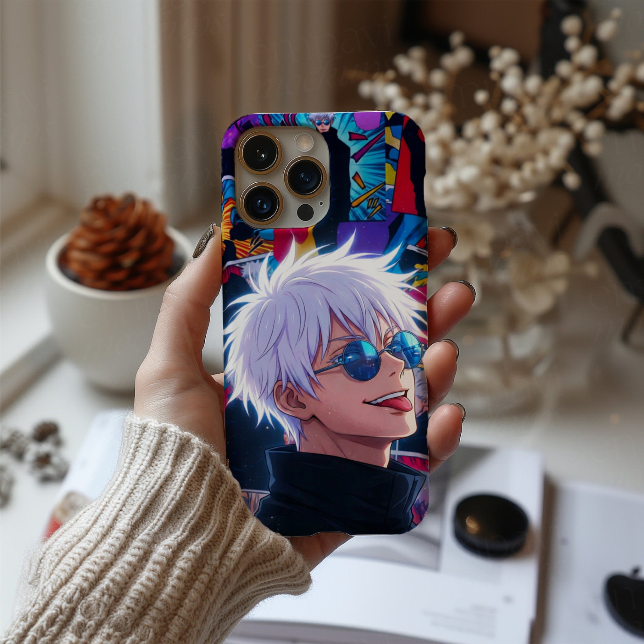 Satoru Gojo Manga Anime HD Phone Case