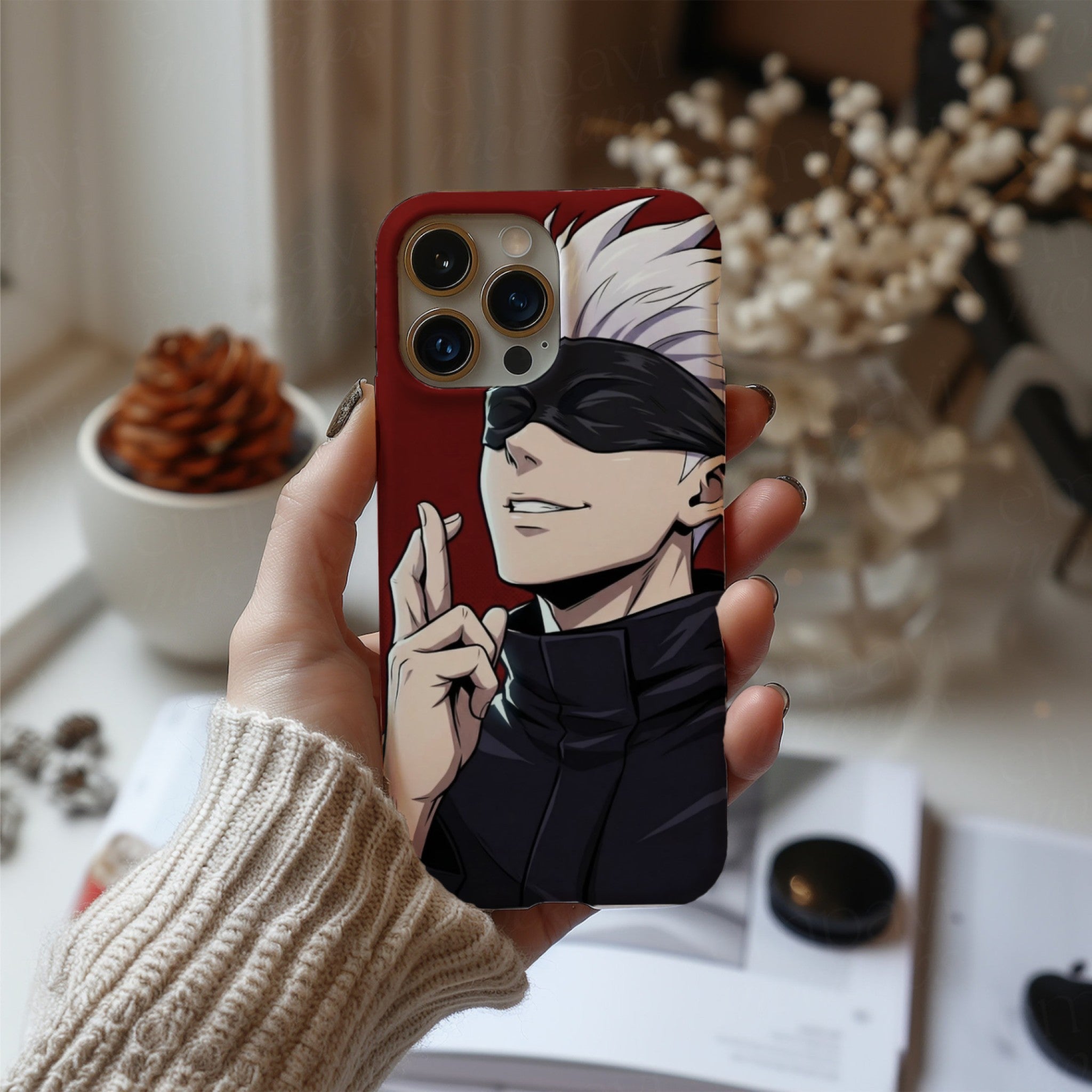 Satoru Gojo Jujutsu Kaisen Anime HD Phone Case
