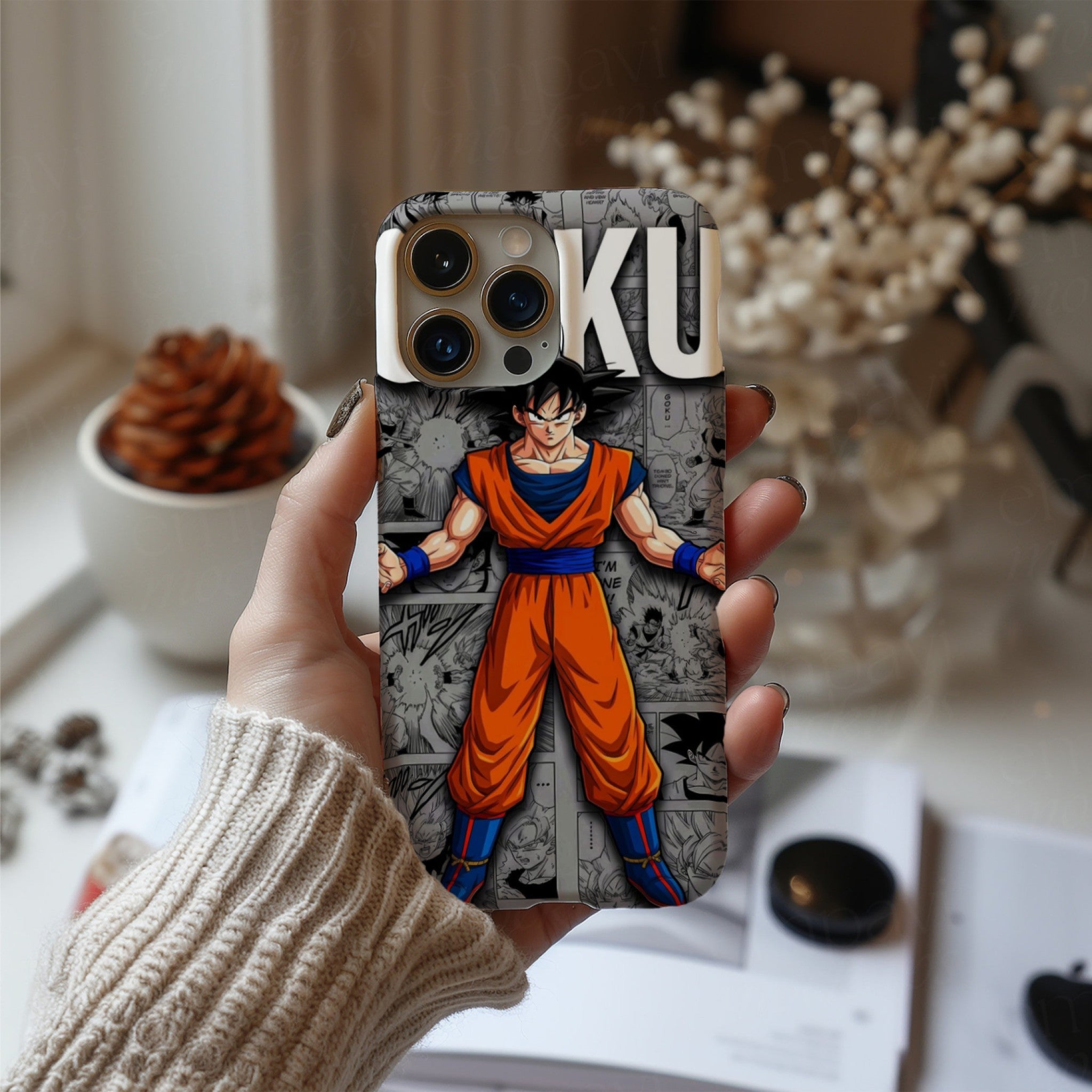 Goku Manga Printed Mobile Cove Dragon Ball Z Anime HD Phone Case