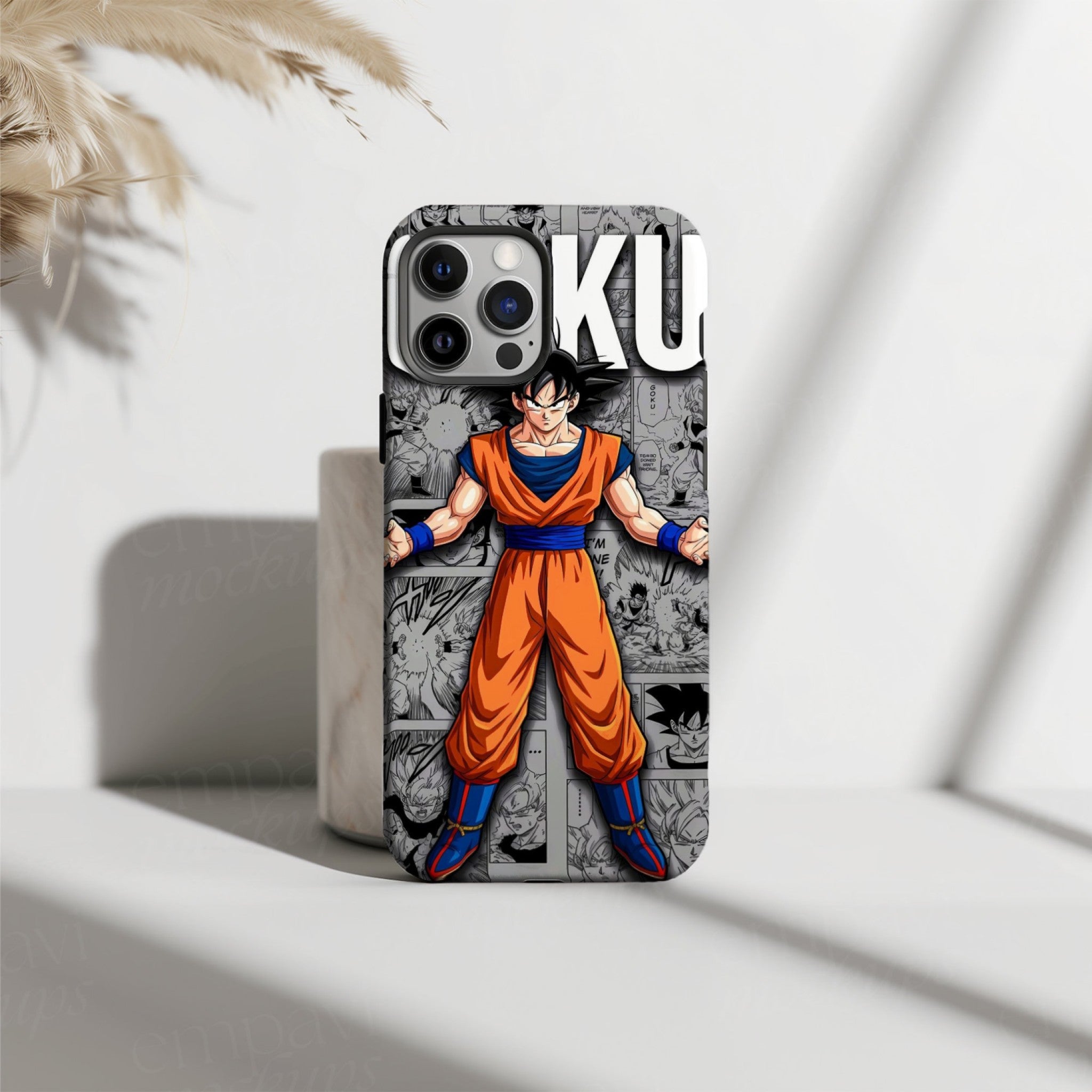 Goku Manga Printed Mobile Cove Dragon Ball Z Anime HD Phone Case