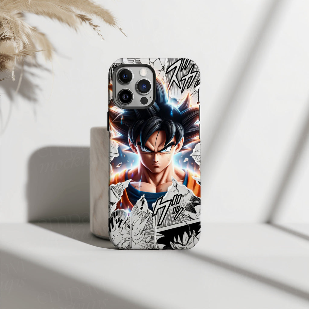 Goku Manga Burst Dragon Ball Z Anime HD Phone Case