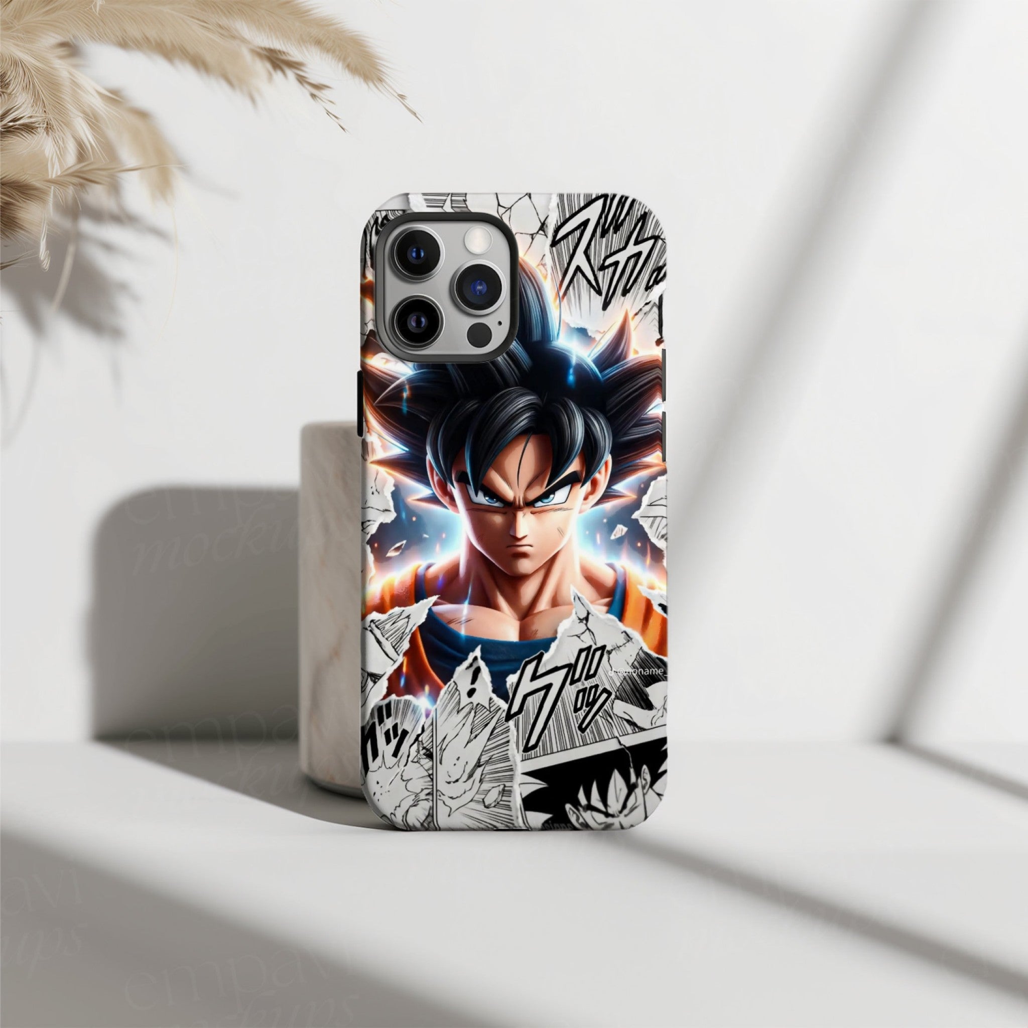 Goku Manga Burst Dragon Ball Z Anime HD Phone Case