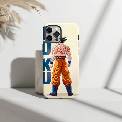Goku Back Pose Anime Mobile Cover | Legendary Warrior Phone Case