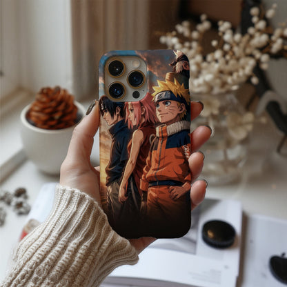 Naruto Team 7 Anime Mobile Cover | Naruto, Sasuke, Sakura & Kakashi Phone Case