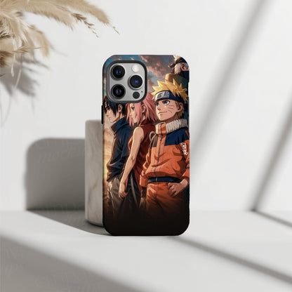 Naruto Team 7 Anime Mobile Cover | Naruto, Sasuke, Sakura & Kakashi Phone Case