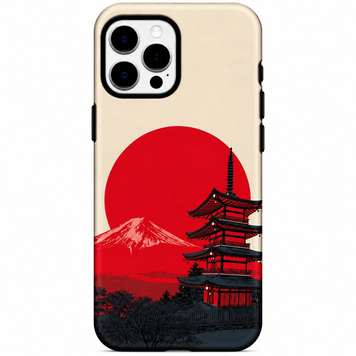 Japanese Sunset Pagoda Case