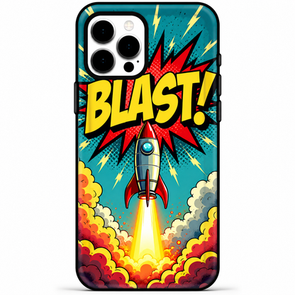 Comic Rocket “BLAST!” — Phone Case
