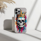 King Skull Color Splash Skull Art Phone Case