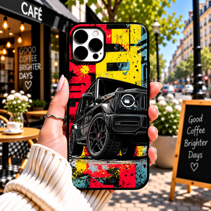 Black Luxury SUV —  Phone Case