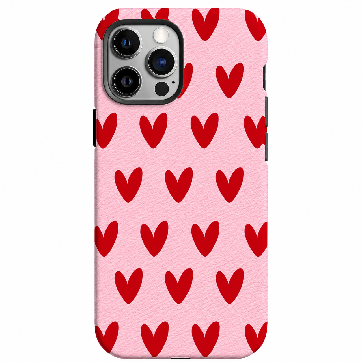 Pink Hearts Mobile Cover