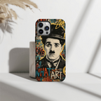 Charlie Chaplin Graffiti Vintage Art HD Phone Case