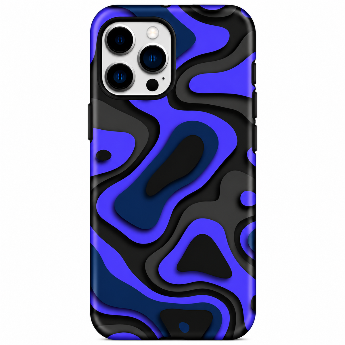 Electric Blue Camo Case