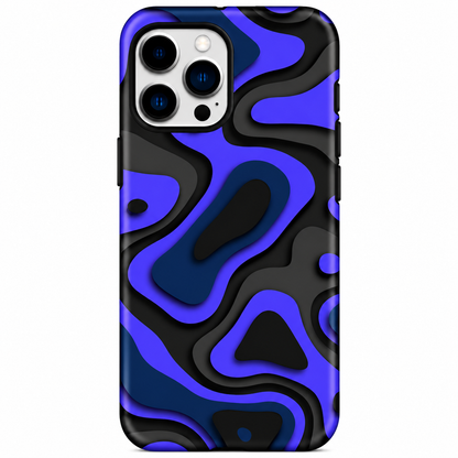 Electric Blue Camo Case