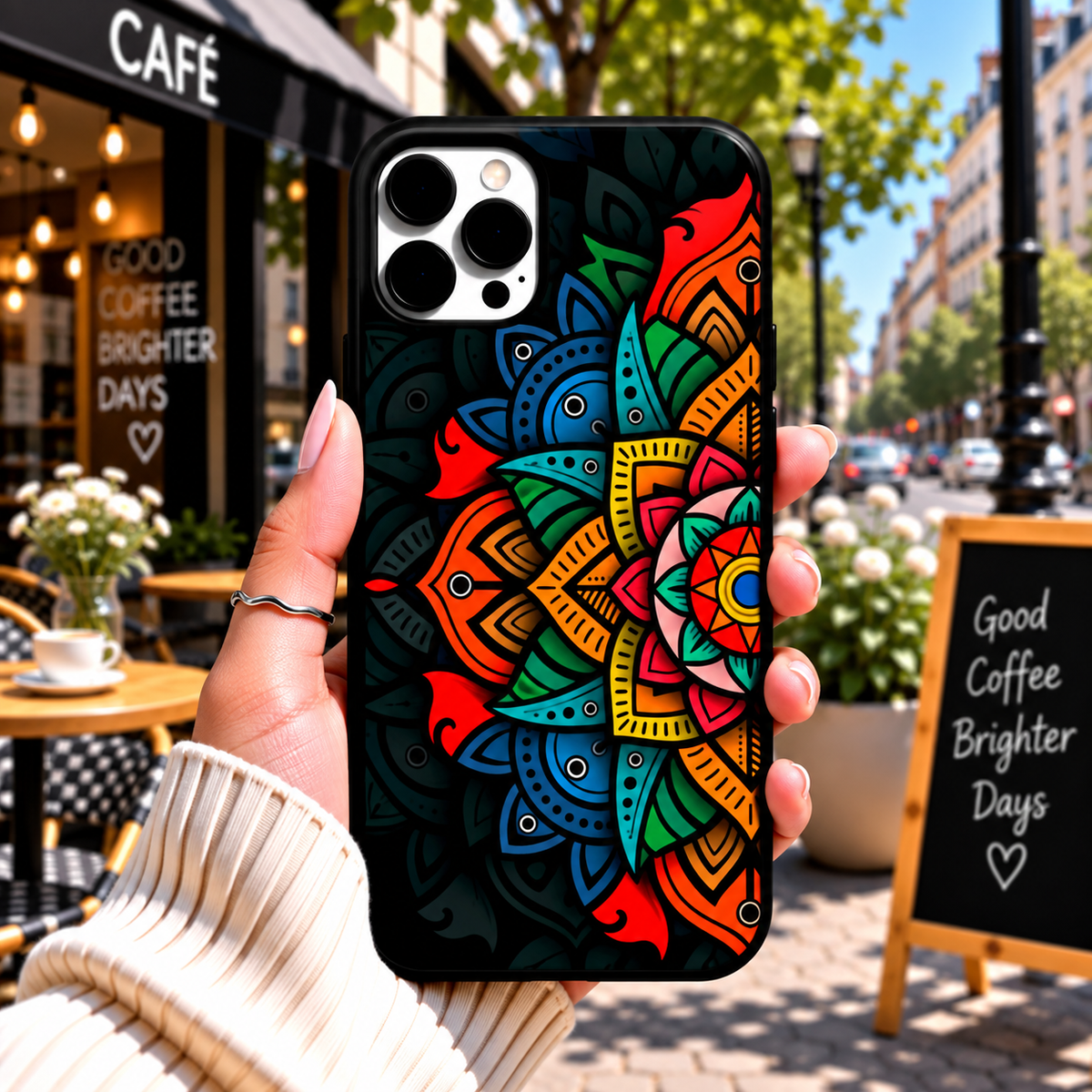 Vibrant Mandala Premium Printed Phone Case