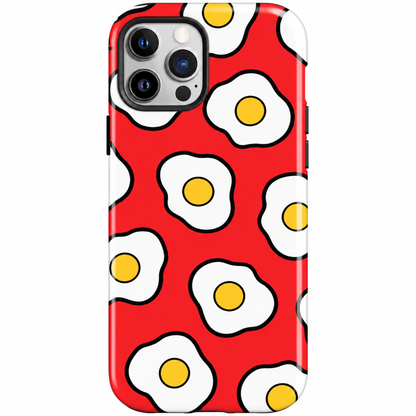 Fried Egg Print Mobile Cover