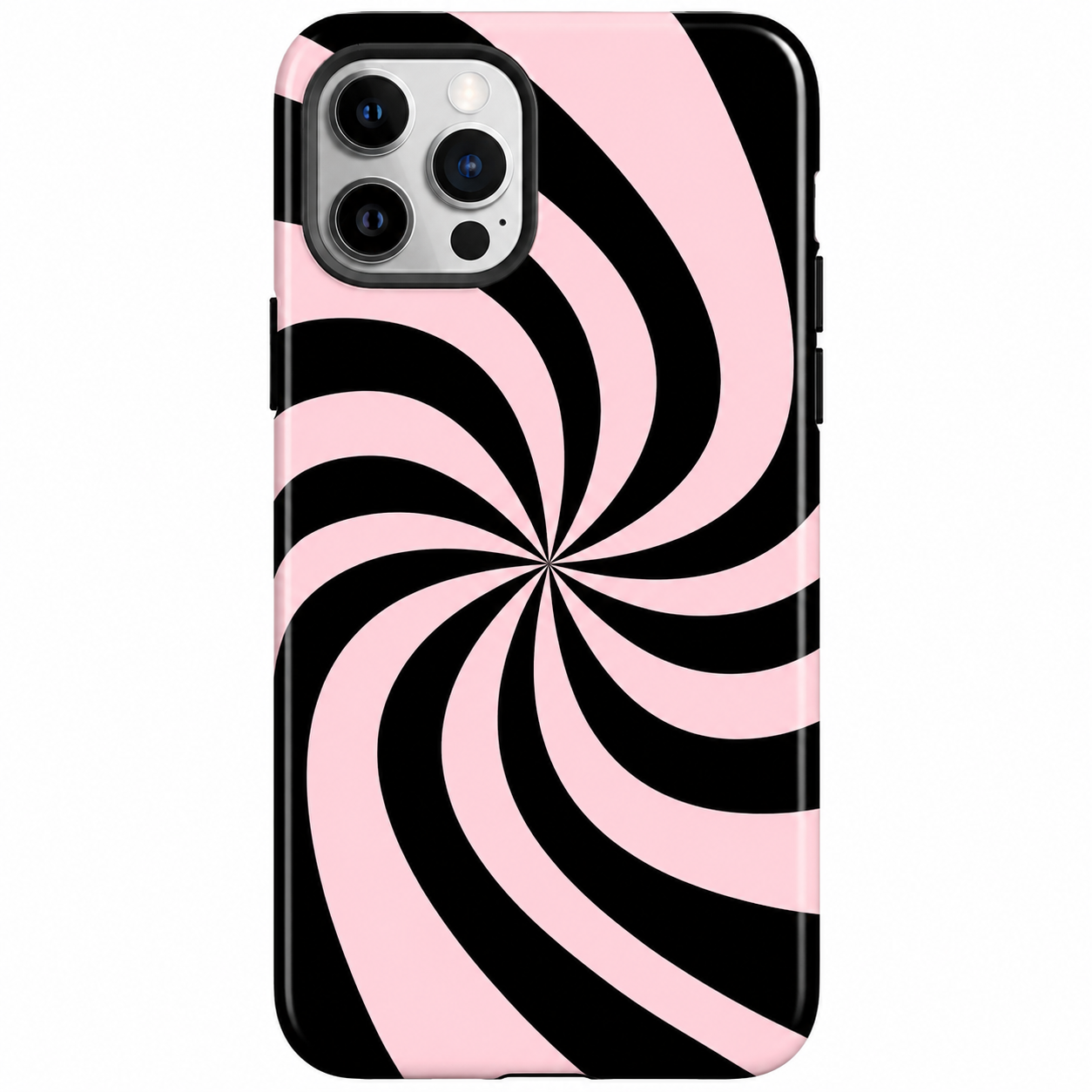 Pink Swirl Mobile Cover