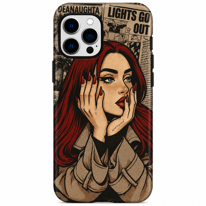 Retro Comic Girl Case