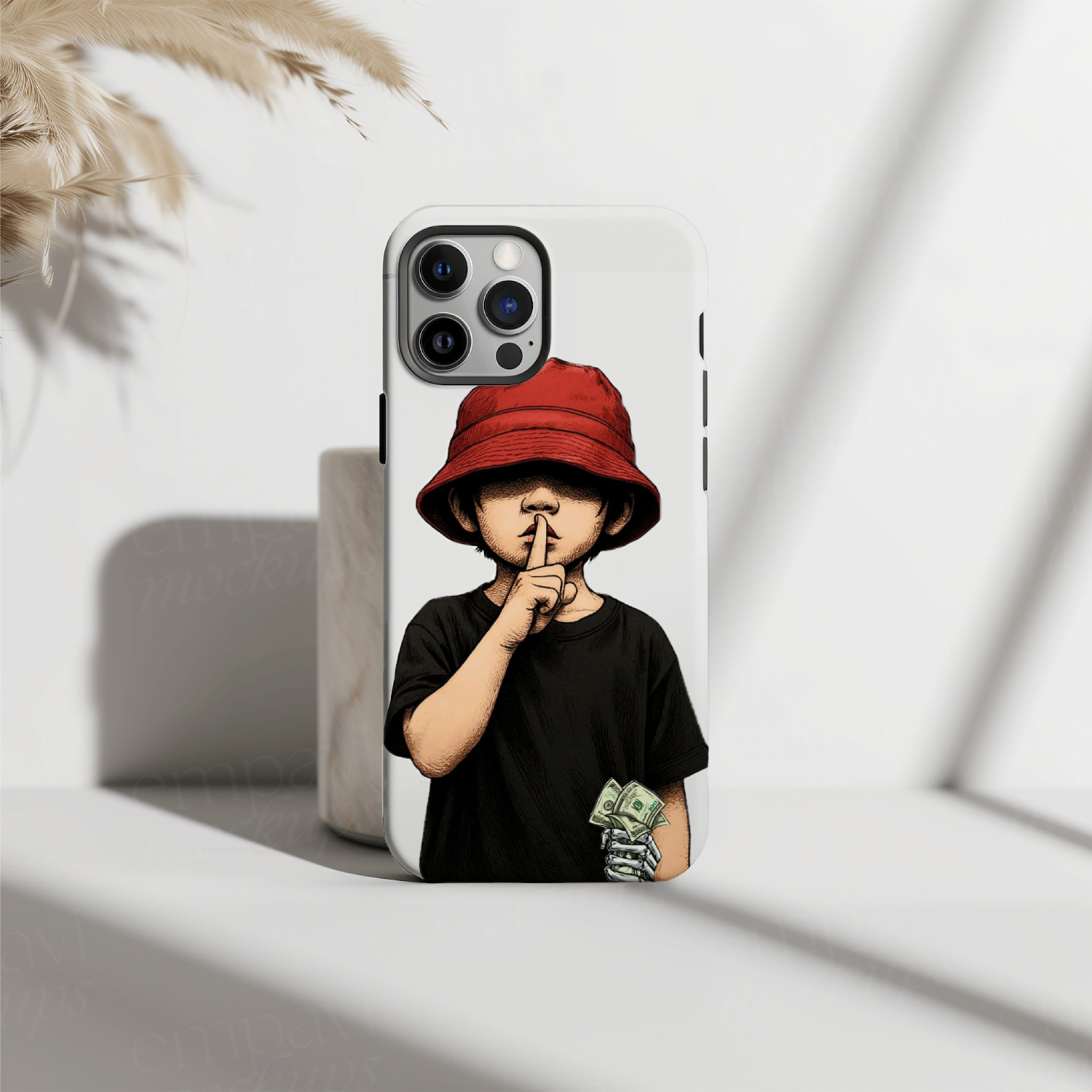 Silent Money Boy Premium HD Print Case