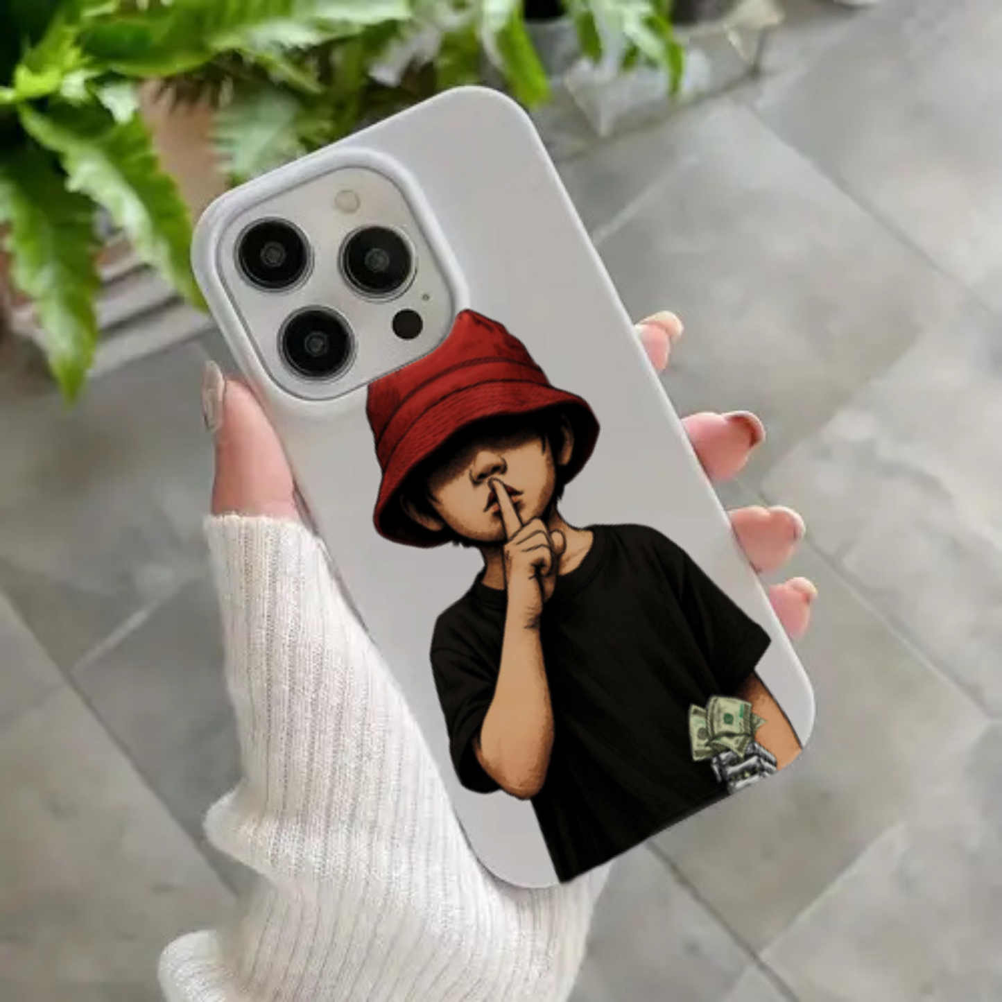 Silent Hustler Attitude Mobile Cover | Cool Street Style Aesthetic Case