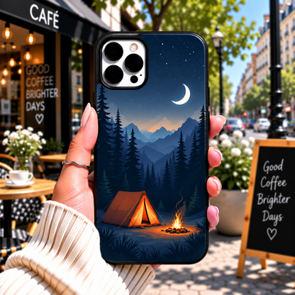 Midnight Camp Premium Printed Phone Case