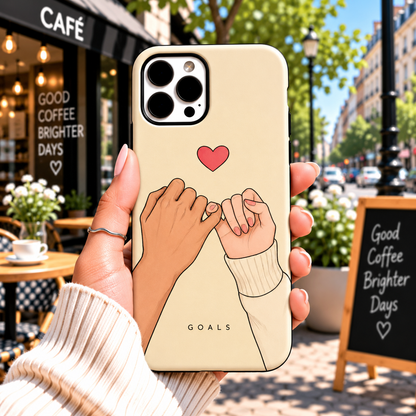 Love Goals Premium Printed Phone Case