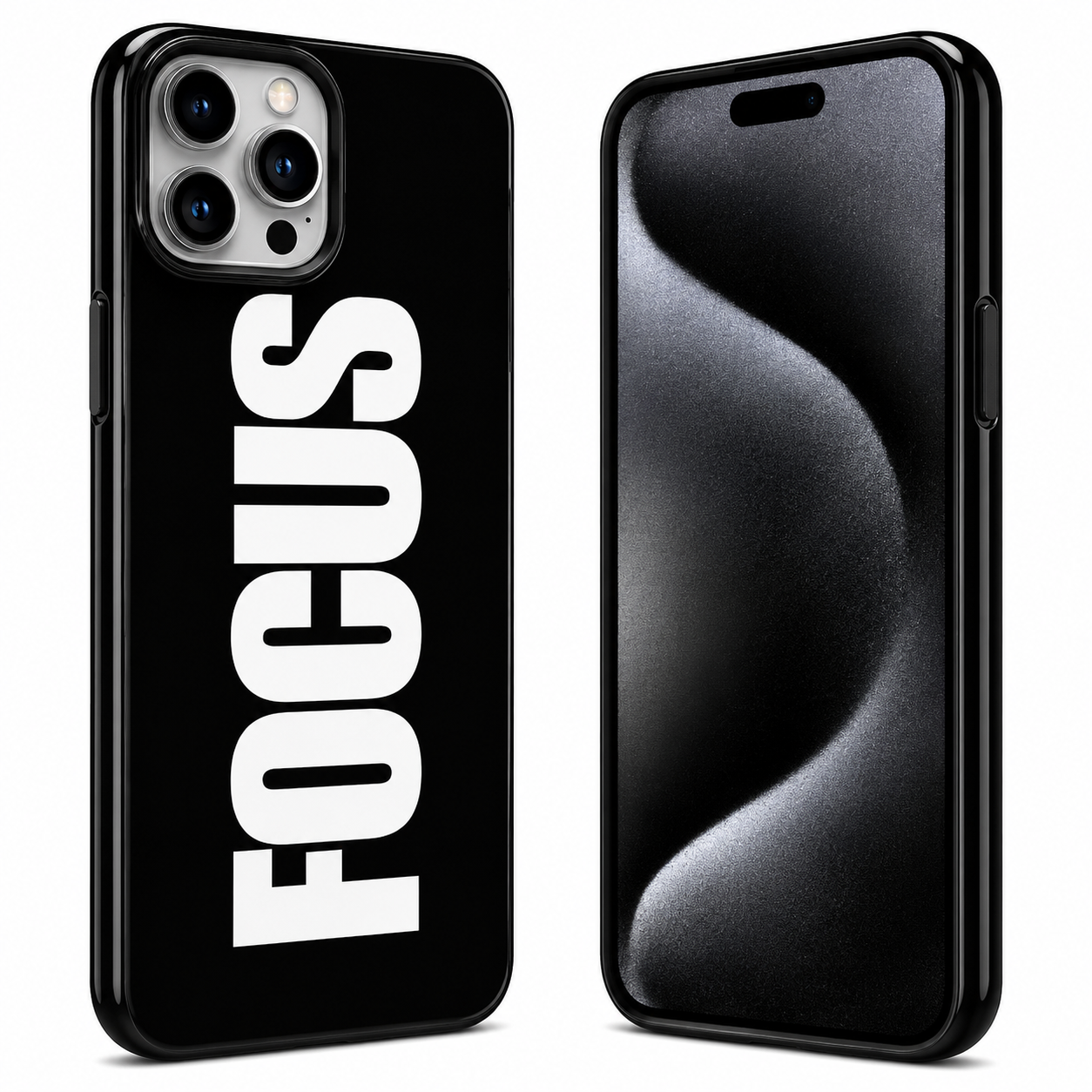 Focus Typography Mobile Cover